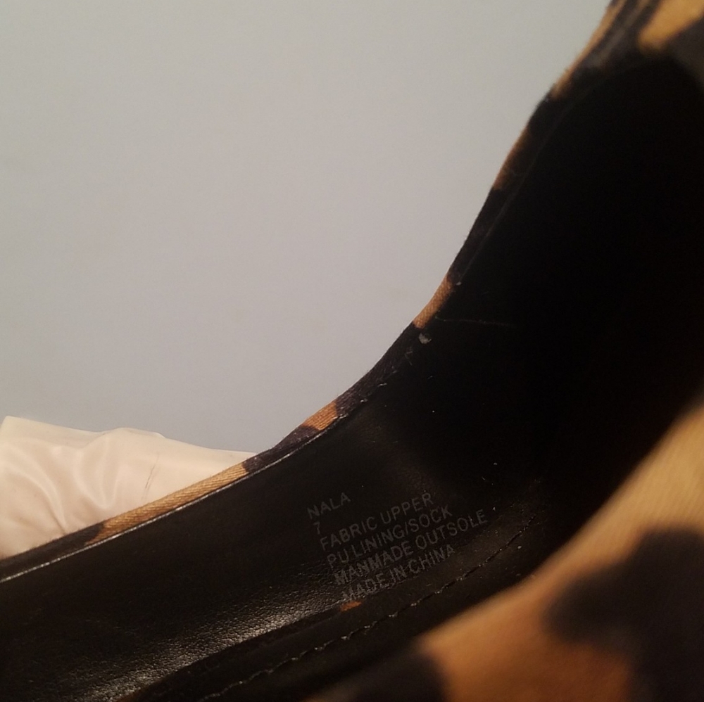 STEVE MADDEN Leopard Print Heels Size 7 - Picture 8 of 8